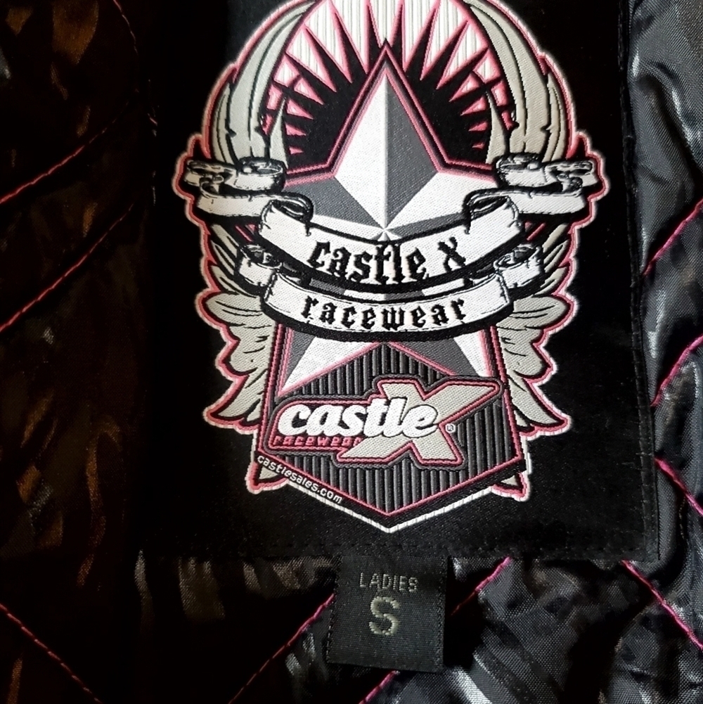 Castle X Racewear Pink Jacket Size Small - Picture 10 of 15
